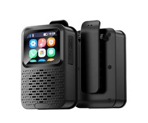 Générique Enceinte Bluetooth Portable Intelligente, Écran Tactile, Clip Magnétique, Fonctions Multiples, Alarme, Météo, Contrôle Musical