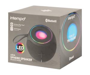 Générique Enceinte Bluetooth Portable sans Fil, Sphere 10W, Lumières LED 7 Couleurs, Grande Autonomie 18H, Son Puissant, Rechargeable USB-C, Idéal Maison, Fête, Extérieur