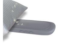 Générique Enceinte d'oreiller pour lit,Modèle Mini et Fin avec Minuteur et Bruit Blanc - Haut-Parleur Oreiller sans Fil | pour Voyage, Hôtel, Maison, Chambre, Anniversaire, Ados, Adultes, Famille