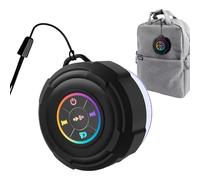 Générique Enceinte Portable,Dispositif De Son avec Ventouse Et Éclairage LED | Haut-Parleur De Douche avec Lumières - pour Famille, Amis, Camping, Plage, Piscine, Bateau, Randonnée et Activités