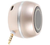Générique Enceinte pour PC de Bureau 4ω Plastique Entrée Jack 3.5mm et Alimentation DC 5v pour Téléphone Portable