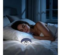 Générique Enceintes Bluetooth Oreiller Sommeil Ultra Fine, Nouvelle Version 2026 Enceintes Bluetooth Portables Dormant sur Le CôtéBruits Blancs Livres Audio Musique Apaisante pour Dormir, Bleu Marine