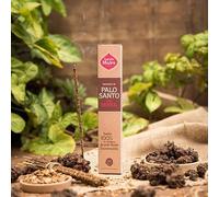 Générique - Encens Palo Santo avec Myrrhe - 100% Naturel & Écologique - 8 Bâtons Artisanaux - Purification Énergétique & Bien-Être - Fabrication Artisanale