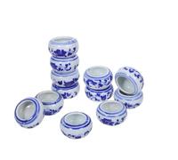 Générique Encriers en Céramique Créatifs Portable Lot de 12 pour Calligraphie Lisse pour Amateurs de Peinture et Fournitures de Loisirs Créatifs