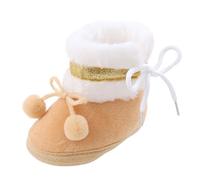 Générique Enfant Bottes D'Hiver Bottines Confortables Chaudes D'Équitation Mi-Mollet Fille Bleu Marine Chaud Antidérapant Chaussures Pour Bébé Mollets Fins Boot Cuir Mode (Café,19.5)