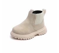 Générique Enfant Chaussures d'hiver Chaud Fille Botte Fourrées Fourrée Garçon Bottines Antidérapantes Mode Bébé Chaussures à Semelle Souple d'automne De Neige Elegant 21-30