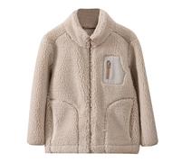 Générique Enfant Fille Garçon Blouson Polaire Veste flanelle légère doux mi saison zippé Temps Libre Outdoor Basic Sweats Pour course à pied, marche, randonnée Filles Garçons Polaire Zip Up Sweat
