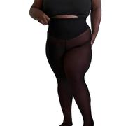 Générique Enfant Garçon 4 Ans Collants et leggings de compression à une couture, doublés en polaire translucide, pour femmes Chaussettes Coton Lot (Brown, L)