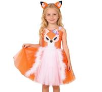 Générique Enfants Deguisement Cosplay Robe de Princesse Soirée Tulle Robes en Tutu Rouge Robes de Carnaval Fête Candy Sirène Petite abeille Princesse féérique Costume pour Bébé Enfant Filles