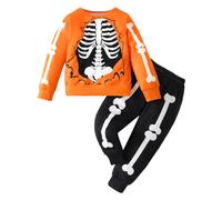Générique Enfants Ensemble Halloween Decoration,Halloween Costume Fille Déguisement Deguisement Bebe de Cosplay pour Garçon Photographie d'halloween Nouveau-né 0-18 Mois