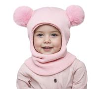 Générique Enfants Hiver Tricot Cagoule Bonnet 1-6 Ans Enfant Oreillette Capuche Bonnet Visage Cou Chapeaux Plus Chaud Écharpe Temps Froid Couverture Complète Garçons Filles Casquette De Ski Thermique