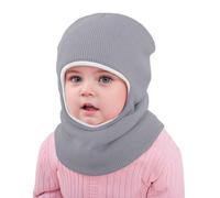 Générique Enfants Hiver Tricot Cagoule Bonnet 1-6 Ans Enfant Oreillette Capuche Bonnet Visage Cou Chapeaux Plus Chaud Écharpe Temps Froid Couverture Complète Garçons Filles Casquette Ski Thermique