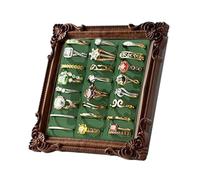 Générique Engagement Ring Holder - Jewelry Display Stand, Vintage Design with Elegant Shape, Earring Organizer with Decorative Base, Jewelry Storage Accessory, Bridal Gift Usage