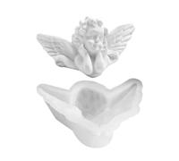 Générique Engel Silikonformen, Formen Zur Kerzenherstellung - Silikon-Engel-Schokoladenformen, Leicht Zu Lösende Silikon-Engelform Für Duftkerzen, Harz, Heimdekorationen