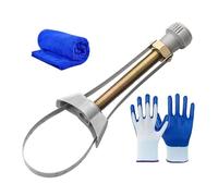 Générique Engine Strap Wrench, Adjustable Oil Filter Tool, Automotive Maintenance Accessory, 7.48x1.97 inches High-Strength Grip Design, Ideal for Car, Truck, Vehicle and Machinery Repair
