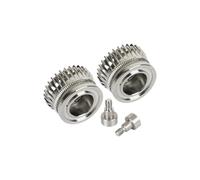 Générique Engrenage d'extrudeuse, K1 K1Max K1 Series, Roue Acier métal | Roue d'extrusion pour filament, acier traité thermiquement avec nickelage, 8.6g(Nickel Plated)