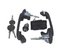 Générique Enjoliveur de poignée de porte KIT COMPLET POIGNÉES DE PORTE INTERRUPTEUR D'ALLUMAGE SERRURE HAYON Pour Golf Mk3 1H0898081S remplacer