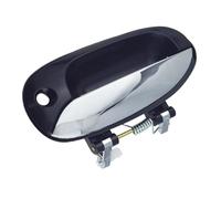 Générique Enjoliveur de poignée de porte Poignée de porte extérieure chromée et noire 0K2FB-59410 pour Kia Carens 2004-2006 remplacer(Front Left)