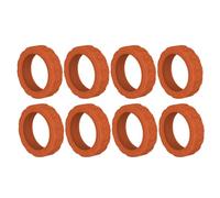 Générique Enjoliveurs de Valise - Silicone 5,2 cm | Manchon de Roulette Universel pour Bagages de Voyage, Silencieux, résistant à l'usure, sans Bruit, 8 pièces | Accessoires pour valises Travelêl
