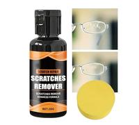 Générique Enleveur De Rayures pour Lunettes - Fluide 30g Anti-Jaunissement Lunettes Soleil Éponge,Kit De Nettoyage pour De Soleil,pour Restauration Montres Écrans Caméras Pare-Brise Peinture Auto