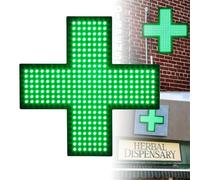 Générique Enseigne Au Néon LED Pharmacie Croix 30x30cm Lumineuse pour Décoration Murale et de Fenêtre - Clinique