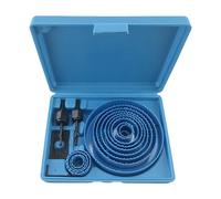 Générique Ensemble 19-127 Mm, Outils de Menuiserie à Usage Général, Portable, Foret pour Bois et Plaques de Plâtre, Bleu