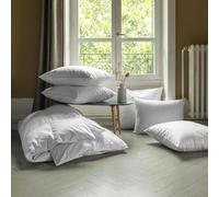 Générique Ensemble 3 Pièces, Couette Blanche 220 x 240 cm Double Face 250 g/m² avec 2 Oreillers 60 x 60 cm, Fabrication Française