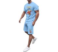 Générique Ensemble Costume Blanc Homme Survêtements D Golf Decontracte Habit Hommes Pastel Coloré Qamis Décontractée Unicolore Shorte Mao Tall Américain Pomme Creme Futsal Vente