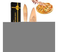 Générique Ensemble coupe-gâteau domestique et serveur à gâteau, ustensiles de coupe de gâteau en acier inoxydable | Trancheuse à décorative et pelle à,Ensemble de coupe de Durable, trancheur de g