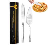 Générique Ensemble coupe-gâteau domestique et serveur à gâteau, ustensiles de coupe de gâteau en acier inoxydable | Trancheuse à décorative et pelle à - Ensemble de coupe de Durable, trancheur de