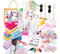 Générique Ensemble Créateur De Mode pour Filles - Boîte De Projets Artistiques, Main De Pièces, Formes De À Double Affichage, Équipement De Démarrage De Découpe De Motifs, Kit De De