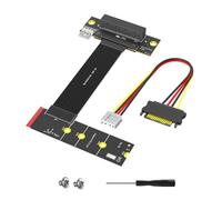 Générique Ensemble d ' Adaptateur d ' Extension NVMe PCIe pour mises à Niveau de Bureau compactes, câble Ruban Flexible avec Cartes PCB et Outils