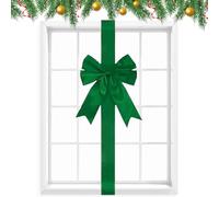 Générique Ensemble D’arcs De Noël | Décorations De Fête De Noël Réutilisables, Grand Nœud Vert pour La Maison, La Cuisine, Casiers, Portes, Entrées, Clôtures, Arbres, Voitures