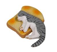 Générique Ensemble d ' Ornements Uniques en PVC avec Figurines d ' Animaux et Chats endormis pour Tableau de Bord de Voiture et Bureaux à Domicile, décorations de Bureau, décorations de Jardin