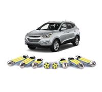 Générique Ensemble d'ampoules LED pour plafonnier de Voiture, plafonnier, Lampe de Lecture, Coffre, pour Tucson 2004-2018, 2019, 2020, 2021, Accessoires