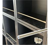 Générique Ensemble de 15 Barres de Protection décoratives dorées Modernes pour étagères, placards, Chaussures et salles de Bain - Empêche Les Chutes grâce à Leur Design é