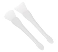 Générique Ensemble de 2 Petites Spatules en Silicone Blanches Légères pour Outils de Cachet de Cire, pour Bricolage DIY et Nettoyage Facile