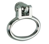 Boucle double chromé brillant 7 / 70 mm à trou 1 portée VACHETTE 008488