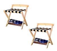 Générique Ensemble de 2 Supports de Rangement Pliables pour Meubles - Support de Rangement Portable pour Sac à Dos et Bagages, Support de Rangement Multifonctionnel pour Dossier, Support de