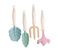 Générique Ensemble de 4 Mini Râteaux de Jardinage pour Enfants, Comprenant Une Fourche et Un Râteau à Manche En Bois. Jouet éducatif Idéal pour Les Jeux et L