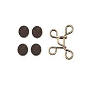 Générique Ensemble de 5/1 Boutons de Taille réglables et Extensibles for Jeans, Peut serrer la circonférence de la Taille des Jeans, Pas Besoin de Coudre des Boutons(S-Bronze (27mm),5 Set)