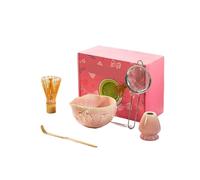 Générique Ensemble de 5 outils, bol à bec en céramique, fabrication petit-déjeuner et latte(Pink 5pcs,Five-piece Set)