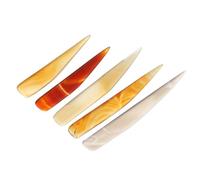 Générique Ensemble de 5 Outils de Polissage en Agate Naturelle Rouge, Brunissoir à Bijoux Or et Argenté, Accessoires pour Polir Bracelets et Bijoux Couleur Couleur Aléatoire Style Aléatoire