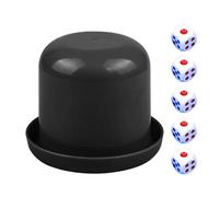 Générique Ensemble de à dés - ABS 45g | Shaker à dés, fêtes au Bar, Jeux Famille, 5, étui Poker Amusant | Maison, Voyage, Camping, Extérieur, Intérieur, Hôtel, Lodges, Collège, École, Univers
