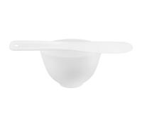 Générique Ensemble de Bols à Masques Outil Sûr avec Spatule en Silicone Blanc pour Mélange de Masques Faciaux Réutilisables pour Usage à Domicile ou Salon