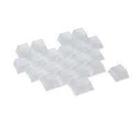Générique Ensemble de Capuchons de Touches Brillants à Travers Un de cœur Brumeux, 21 Touches, Hauteur d ', matériaux pour claviers, Personnalisation du Profil Original, Capuchons de Touches
