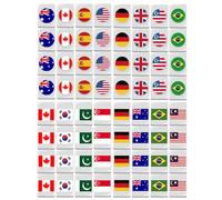Générique Ensemble De Carreaux Mahjong - Flag National Mahjong | Jeu De Correspondance Portable, Jeu De De Carreaux De Carreaux Colorés avec Drapeaux Country, Set De Carreaux De, Amusant pour