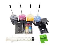 Générique Ensemble de Cartouches d'encre Rechargeables 302 302XL, compatibles avec Les imprimantes Deskjet 1110 3630 3639 3831 Envy 4525 4527 4650(1SET Ink)