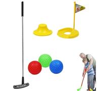 Générique Ensemble de Clubs de Golf pour,Jouets de Golf extérieurs Portables pour pelouse | Ensemble de Jouets d'interaction Parent-Enfant pour Tout-Petits, pour pelouse, Jardin, Cour, arrière-Cour
