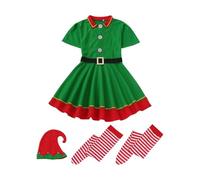 Générique Ensemble de Costume de de Noël,Robe Classique Du Père Noël Vacances D'Hiver,Costume De Figurine Sur Le Thème De | pour Anniversaire Théâtre Scène Performance Défilé